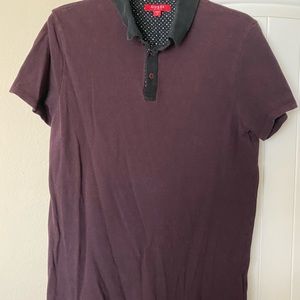 Mens medium Maroon Guess shirt. Lightly worn, good fit